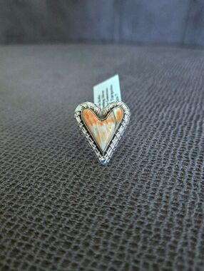 Shivam Copper Turquoise Heart🧡 Statement Ring💍